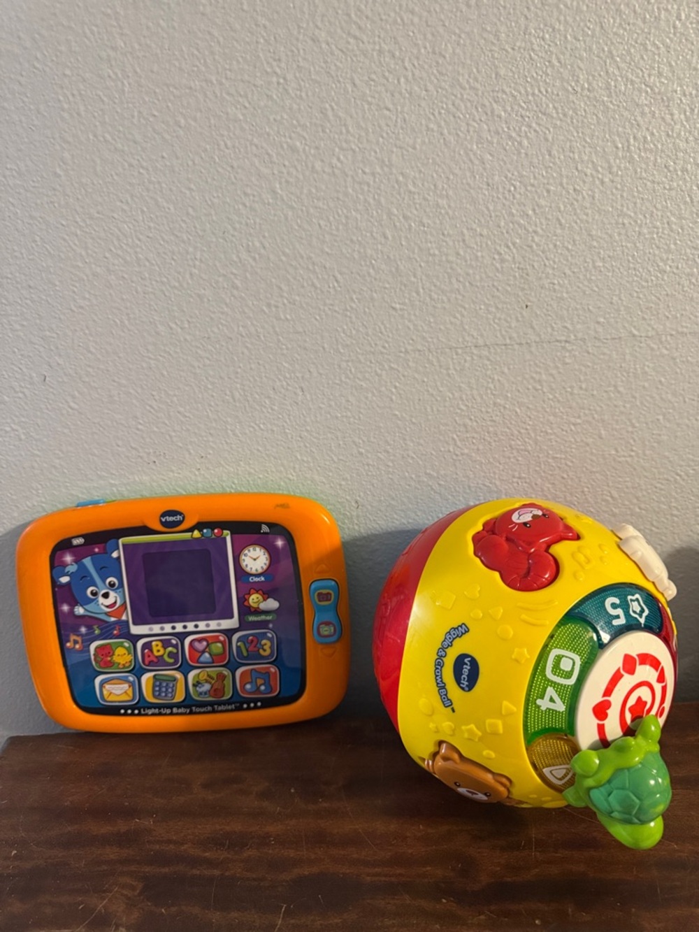 VTech Light-Up Baby Touch Tablet & VTech Wiggle Crawl Ball